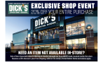 Second Chance DSG Shop Weekend
