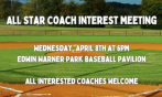 All Star Coach Meeting This Week